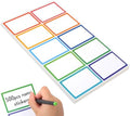 Utron 500Pcs Name Labels, 3.5x2.25 inch Blank Nametags, Sticky Name Tags for Whiteboards Locker Fridge School Office Home 10 Colors by Utron