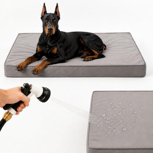 WNPETHOME Outdoor Waterproof Dog Bed Large Sized, Washable Creat Pad 47" by WNPETHOMEPETSHOME