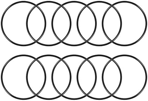 uxcell Nitrile Rubber O-Rings 140mm OD 133mm ID 3.5mm Width, Metric Sealing Gasket, Pack of 10 by uxcell