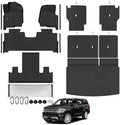 TPE Floor Mat Set for 2018-2024 Ford Expedition Max 7 Seats by TongamaAllWeatherFloorMats
