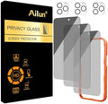 Ailun Privacy Screen Protector+Camera Lens Protector for iPhone 16 Pro Max by Ailun