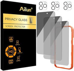 Ailun Privacy Screen Protector+Camera Lens Protector for iPhone 16 Pro Max by Ailun