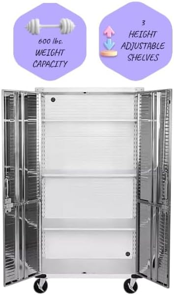 Heavy Duty Storage Solid Stainless Steel Cabinet - Image 4