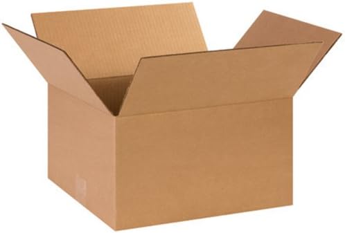 BOX USA Medium Shipping Boxes 14"L x 12"W x 8"H (5-Pack) - Corrugated Cardboard Box for Moving, Mailing, Packing, Packaging and Storage by BOXUSA