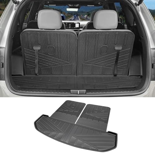 Cargo Mat Compatible with 2021-2025 Kia Sorento Cargo Liner Backrest Liner Seatback Protector for 2024 Kia Sorento Accessories(21-25 Sorento) by HUYINPJ