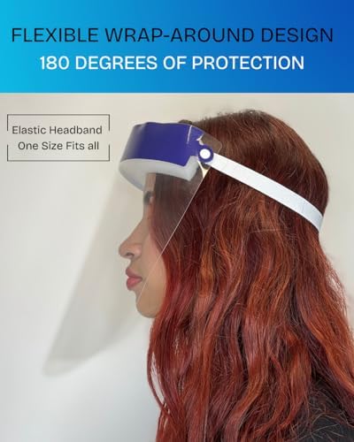 Mystic Romance 10 Pack Face Shields – Reusable Anti-Fog Full Face Protection – Clear Safety Gear for Work, Salons & Travel - Image 5