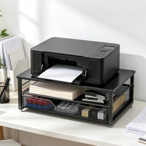 gianotter Computer Monitor Stand Riser with Drawer - Image 6