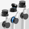 6PC Cord Organizer Holder for Desk, New 360° Rotatable Spring Cable Clips by Keuaaao