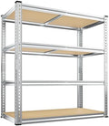 REIBII 40"W Storage Shelves,Adjustable Garage Shelving Rustproof For Pantry by REIBII