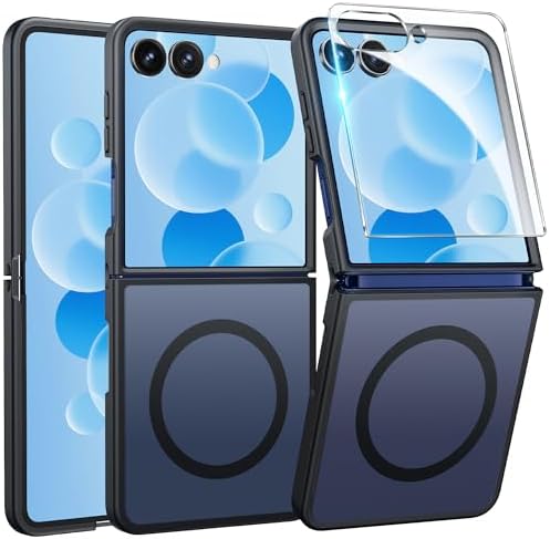 FNTCASE for Samsung Galaxy Z Flip 7 Case, Fit for Magsafe, Screen Protector by FNTCASE