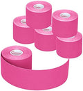 Kinesiology Tape Athletic Tape Sport Tape, Lychee Supports & Protects Muscles, Waterproof and Latex Free, Breathable Elastic for Sport Activity (Pink, 6 Rolls) by Lychee