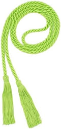 Tassel Depot Graduation Honor Cord - Lime - Every School Color Available - Made In Usa by TasselDepot