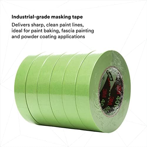 3M High Performance Green Masking Tape 401+, 24 mm x 55 m, 6.7 mil - Image 2