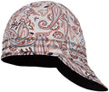 BOCOMAL FR Welding Cap Paisley Printed CAT2 Midweight 6 Pannel Welder Caps by BOCOMALFRWORKWEAR