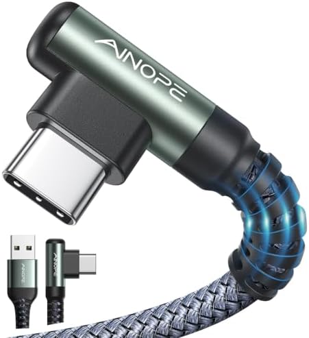 AINOPE USB A to USB C Cable 6.6FT 2 Pack Type C Charger Fast Charging Cord by AINOPE10yearsforphoneaccessories