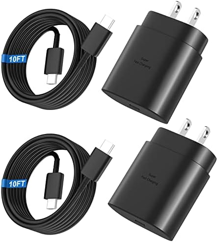 Super Fast Charger Type C, 25W USB C Wall Charger Fast Charging 10FT Cable by Vilive