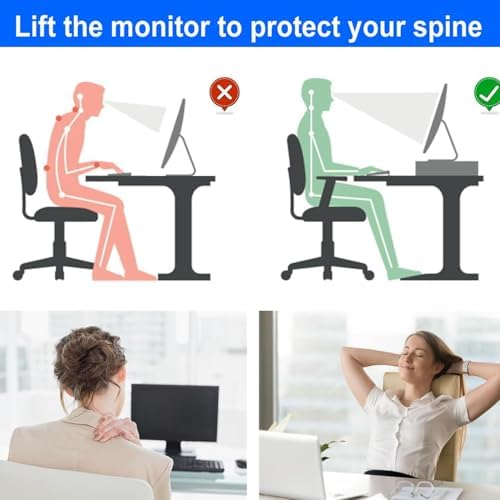 gianotter Monitor Stand with Drawer and 2 Pen Holders - Image 2