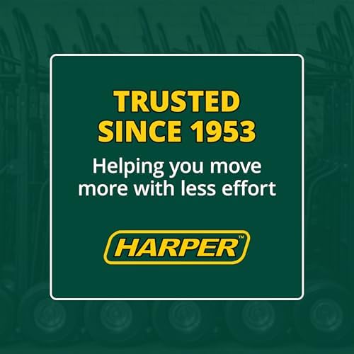 Harper Trucks BKB85 Steel P-Handle Hand Truck Dolly, 600 lb - Image 7