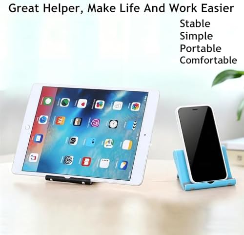 4 Pack Adjustable Desktop Cell Phone Stand for Phones & Tablets - Image 4