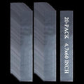 20PCS 4.7" x 60" Extra Long Clear Plastic Sleeves for Posters and Banners by Leyhooney