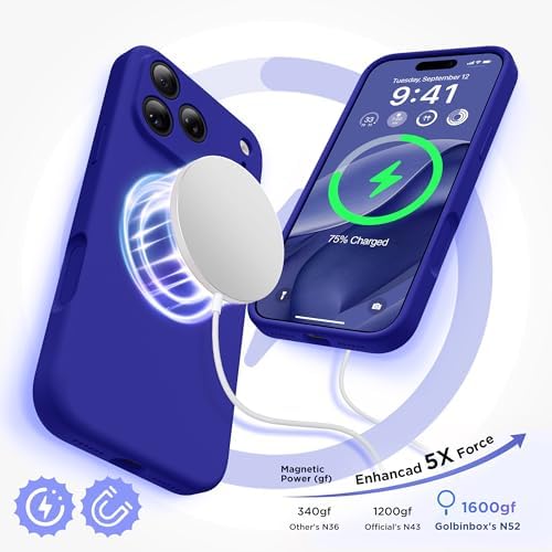GolbinBox Magnetic for iPhone 18 Pro Case/17 Pro Case, Klein Blue - Image 3