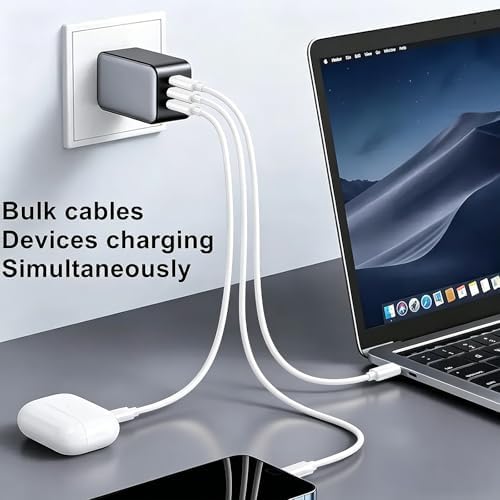 30-Pack USB C to C 48W Multipack Charger Cable - Bulk USB-C to Type C White - Image 3