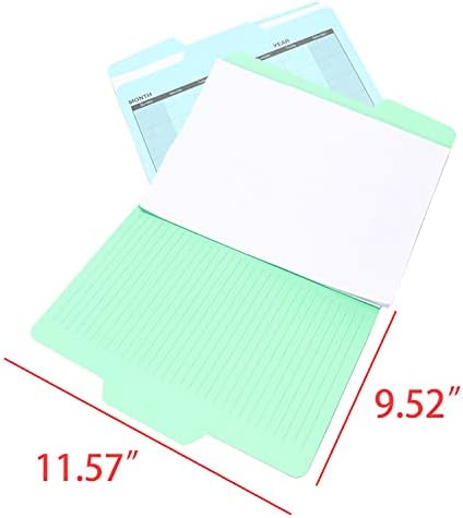 Find It File Folders - Pack of 12 Tabbed, Letter Size Calendar Filing Folders for Office, School and Home Organization, Back to School Supplies for College Students - Assorted Colors - Image 4