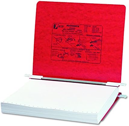 ACCO Pressboard Hanging Data Binder, 8.5 x 11 Inches Unburst Sheets, Executive Red (54129 ) - Image 3