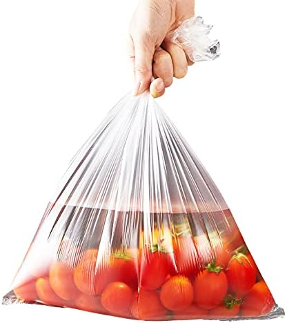 12x16 Plastic Produce Bags on a Roll - Clear Plastic Bags for Food, Vegetable, Fruits, Bread, Pet Bags and Grocery Clear Bag- 350 Bags/roll (12''x16'', 20 Rolls) - Image 4