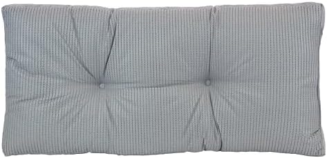 Klear Vu The Gripper Non-Slip Tufted Bench Cushion for Indoor Furniture, Assembled in USA, Entryway Storage, Bay Window, Corner Nook or Piano Seat, 30 Inches, Chenille Gray - Image 3