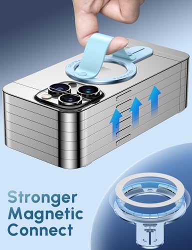 GripMate for MagSafe Phone Grip for iPhone, Slim Magnetic Phone Ring Holder - Image 5
