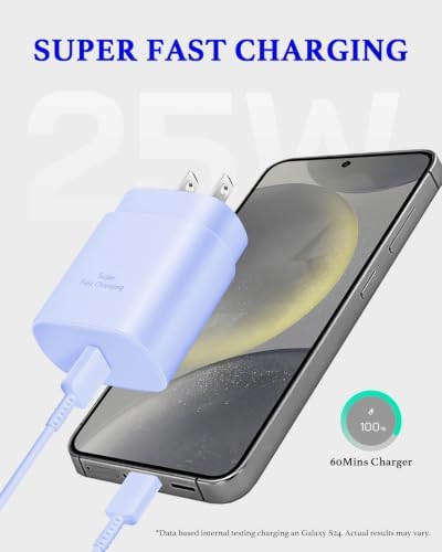25W Type C Charger Fast Charging Long 10 FT Fast Charger USB C Cable - Image 3