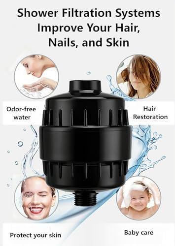 2-Pack 20-Stage Shower Filter Replacement Cartridges for Hard Water - Image 3