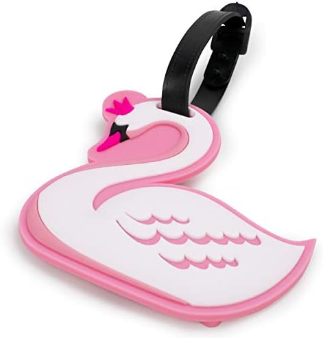 Miami CarryOn Novelty Collection Luggage ID Tags (2-Piece) (Swan) by MiamiCarryOn