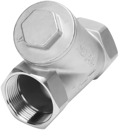1-1/2 Inch Wye Strainer 100 Mesh Screen Filter Valve - 800 WOG SUS316 CF8M by DERPIPE
