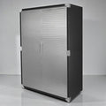 Heavy Duty Steel Storage Cabinet with Double Doors, Adjustable Shelves, Door Secured Lock, Large Capacity Organizer for Garages,Offices and Warehouses (Graphite, 48" W x 24" D x 72" H) by Unknown