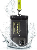 Pelican Marine Waterproof Phone Pouch (Regular) - Black/Hi-Vis Yellow by Unknown