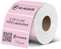iEager 2.25x1.25 Inch Thermal Labels, Pink Durable Thermal Printer Stickers, Self-Adhesive Rectangle Shipping Label Printer Sticker for Barcode, Name, Address, 1000 Labels/Roll by ReliableThermalLabelsYouCanCountOn