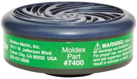 Moldex Cartridge,Green,Bayonet,PK2 by Moldex