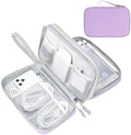 FYY Electronic Organizer, Travel Tech Pouch Bag, Large, Light Purple by FYY