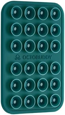 OCTOBUDDY Classic - Silicone Suction Phone Case Adhesive Mount, Teal by OCTOBUDDY