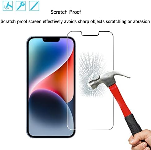 Ailun Screen Protector + Camera Lens Protector for iPhone 14 Plus, 3+3 Pack - Image 5