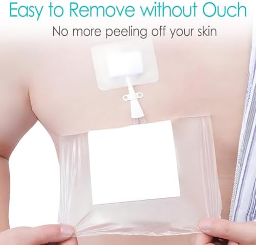 Waterproof Shower Protector Large Cover Shields for PICC Central Line Peritoneal Dialysis Chest Port Feeding Tube PD Catheter Accessories Bandages with Non-Stick Center Pad 12"x14"(Pack of 14) - Image 6