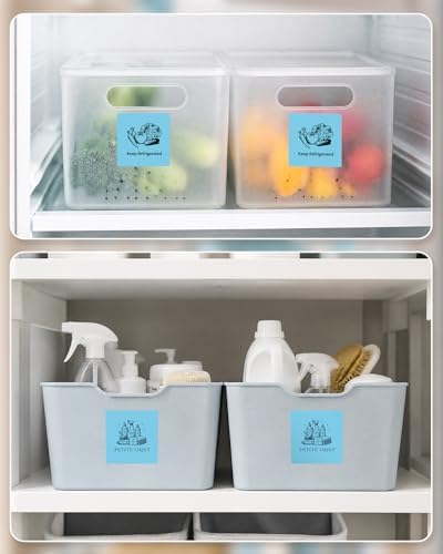 iEager Blue 3" x 3" Square Thermal Label Stickers, 500 Labels/Roll - Image 6