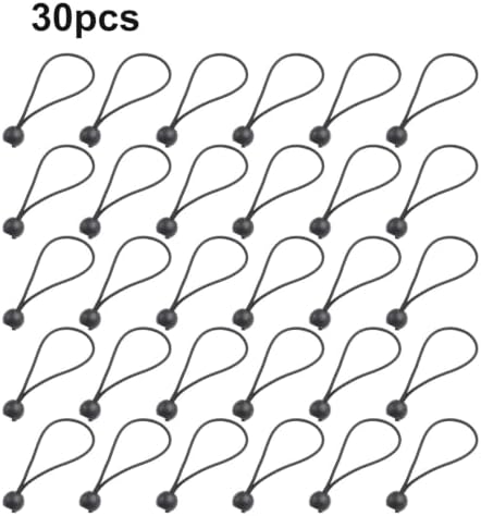 Elastic Tarp Tie Down Ropes with Ball Tensioners for Secure Tent Setup - Image 3