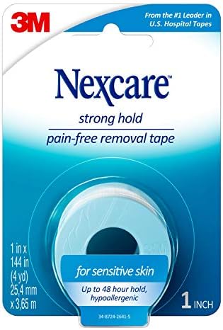 Nexcare Strong Yet Pain Free Tape, Tears Easily, For Sensitive Skin, 1 Roll - Image 2