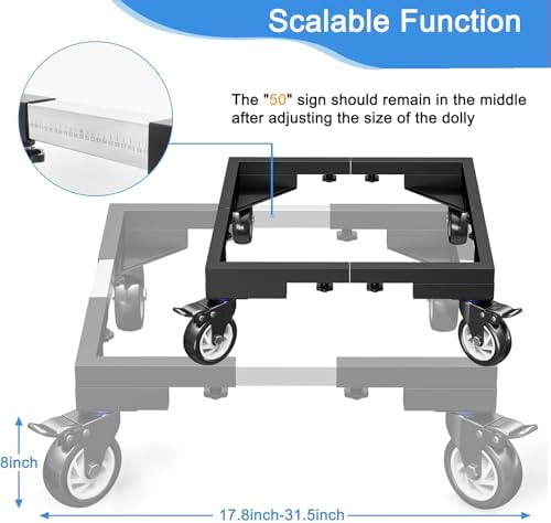 Heavy Duty All Steel Smoker Stand with 5 Inch Casters Wheels, for Vertical Electric Smoker&Digital Electric Smoker Universal Mobile Base - Image 2