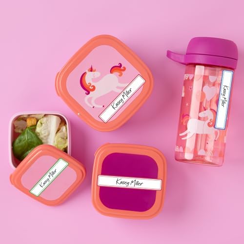 Avery Durable Labels for Kids' Gear, 5/8" x 3-1/2", Assorted Border Colors, Water-Resistant Labels, 35 Total (41440) - Image 6