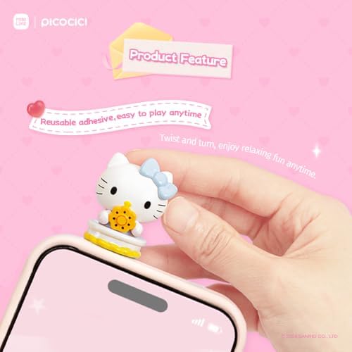 Hello Kitty Phone Decorations Sanrio Blind Box Adhesive Decorative - Image 3