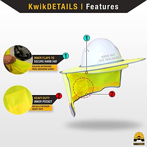 KwikSafety - Charlotte, NC - Hard Hats [Full Brim, Cap Style, Climbing Style] Type 1, Class C ANSI OSHA - Image 6